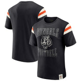 Cincinnati Bengals Darius Rucker Collection Football Stripe Sleeve T-Shirt Black