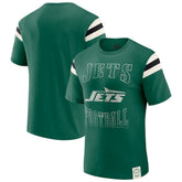 New York Jets Darius Rucker Collection Football Stripe Sleeve T-Shirt Green