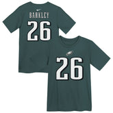Saquon Barkley Philadelphia Eagles Preschool Player Name & Number T-Shirt Midnight Green