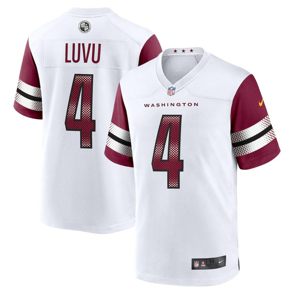 NFL Frankie Luvu Washington Commanders Game Jersey - White