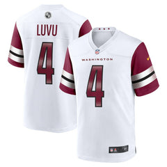 NFL Frankie Luvu Washington Commanders Game Jersey - White