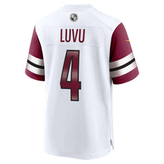 NFL Frankie Luvu Washington Commanders Game Jersey - White