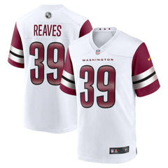 NFL Jeremy Reaves Washington Commanders Game Jersey - White