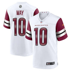 NFL Tress Way Washington Commanders Game Jersey - White
