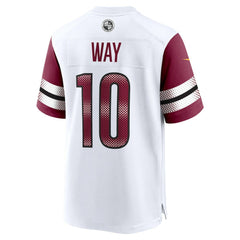 NFL Tress Way Washington Commanders Game Jersey - White