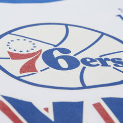 Philadelphia 76ers Unisex Hardwood Classics Vintage Team Origins Premium T-Shirt White
