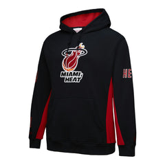 Miami Heat Hardwood Classics Team Origins Fleece Pullover Hoodie Black