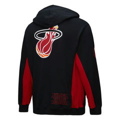 Miami Heat Hardwood Classics Team Origins Fleece Pullover Hoodie Black