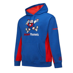 Denver Nuggets Hardwood Classics Team Origins Fleece Pullover Hoodie Royal