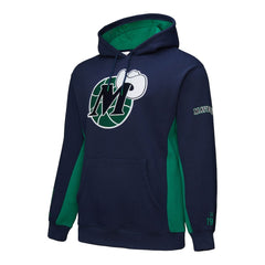 Dallas Mavericks Hardwood Classics Team Origins Fleece Pullover Hoodie Navy