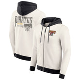 Pittsburgh Pirates Darius Rucker Collection by Fanatics Men's Polar Fleece Full-Zip Hoodie - Cream Hoodies