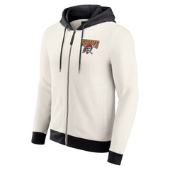 Pittsburgh Pirates Darius Rucker Collection by Fanatics Men's Polar Fleece Full-Zip Hoodie - Cream Hoodies