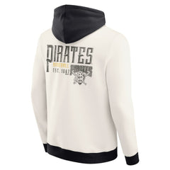 Pittsburgh Pirates Darius Rucker Collection by Fanatics Men's Polar Fleece Full-Zip Hoodie - Cream Hoodies
