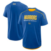 Golden State Warriors Inbound Pass Play Practice T-Shirt Royal