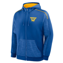 Golden State Warriors Back Door Cut Play Defender Full-Zip Hoodie Royal