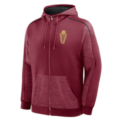 Cleveland Cavaliers Back Door Cut Play Defender Full-Zip Hoodie Wine