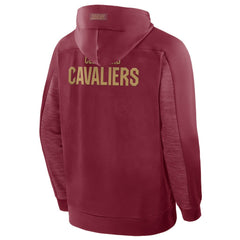 Cleveland Cavaliers Back Door Cut Play Defender Full-Zip Hoodie Wine