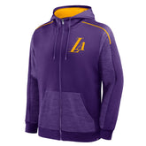 Los Angeles Lakers Back Door Cut Play Defender Full-Zip Hoodie Purple