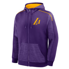 Los Angeles Lakers Back Door Cut Play Defender Full-Zip Hoodie Purple