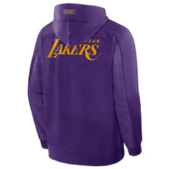 Los Angeles Lakers Back Door Cut Play Defender Full-Zip Hoodie Purple