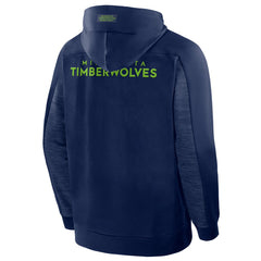 Minnesota Timberwolves Back Door Cut Play Defender Full-Zip Hoodie Navy