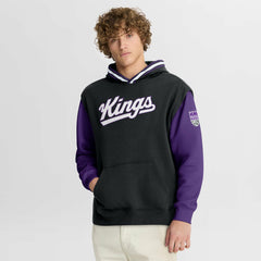 Sacramento Kings Half Court Shot Clock Fastbreak Hoodie Black/Purple