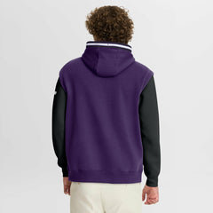 Utah Jazz Half Court Shot Clock Fastbreak Hoodie Purple/Black