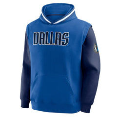 Dallas Mavericks Half Court Shot Clock Fastbreak Hoodie Blue/Navy