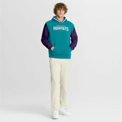Charlotte Hornets Half Court Shot Clock Fastbreak Hoodie Teal/Purple
