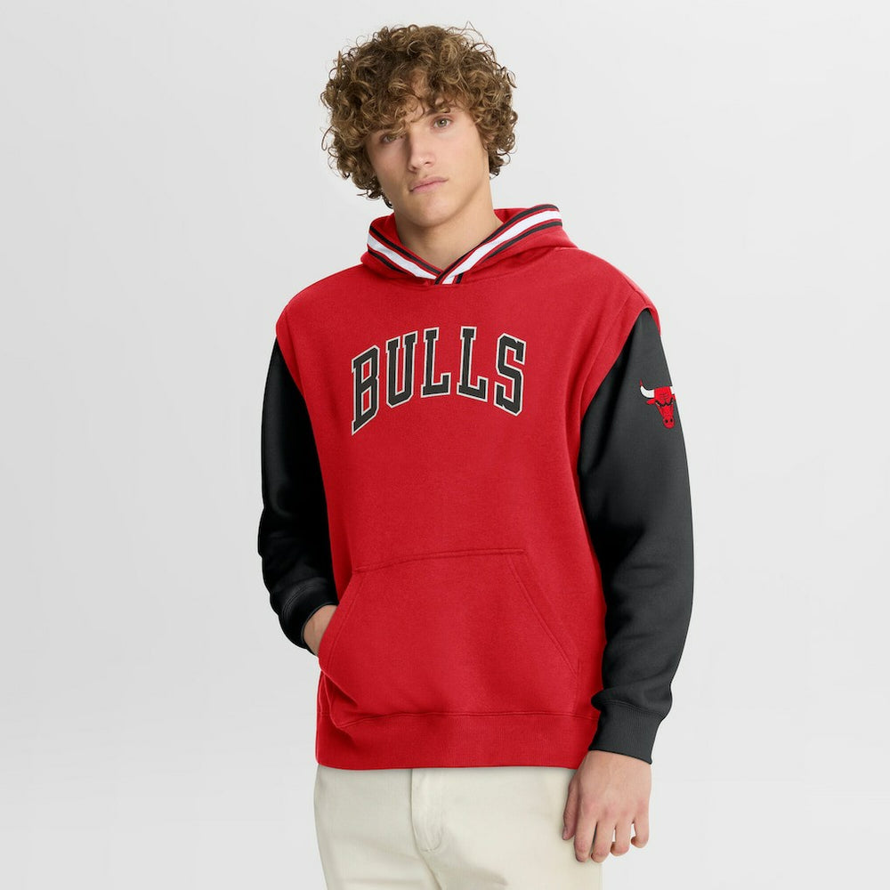 Chicago Bulls Half Court Shot Clock Fastbreak Hoodie Red/Black