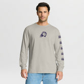 Phoenix Suns Crossover Collection Ball Screen Action Premium Long Sleeve T-Shirt Cream