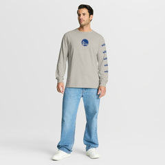Golden State Warriors Crossover Collection Ball Screen Action Premium Long Sleeve T-Shirt Cream