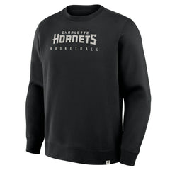 Charlotte Hornets Crossover Collection Defensive Rotation Drill Premium Pullover Sweatshirt Black