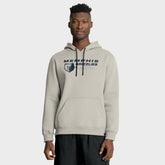 Memphis Grizzlies Crossover Collection Blocked Shot Premium Pullover Hoodie Off White