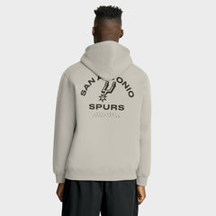 San Antonio Spurs Crossover Collection Blocked Shot Premium Pullover Hoodie Off White