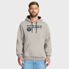Denver Nuggets Crossover Collection Blocked Shot Premium Pullover Hoodie Off White