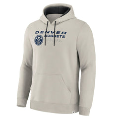 Denver Nuggets Crossover Collection Blocked Shot Premium Pullover Hoodie Off White