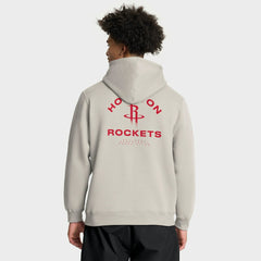 Houston Rockets Crossover Collection Blocked Shot Premium Pullover Hoodie Off White