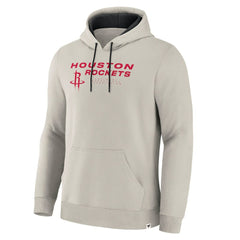 Houston Rockets Crossover Collection Blocked Shot Premium Pullover Hoodie Off White