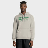 Boston Celtics Crossover Collection Blocked Shot Premium Pullover Hoodie Off White