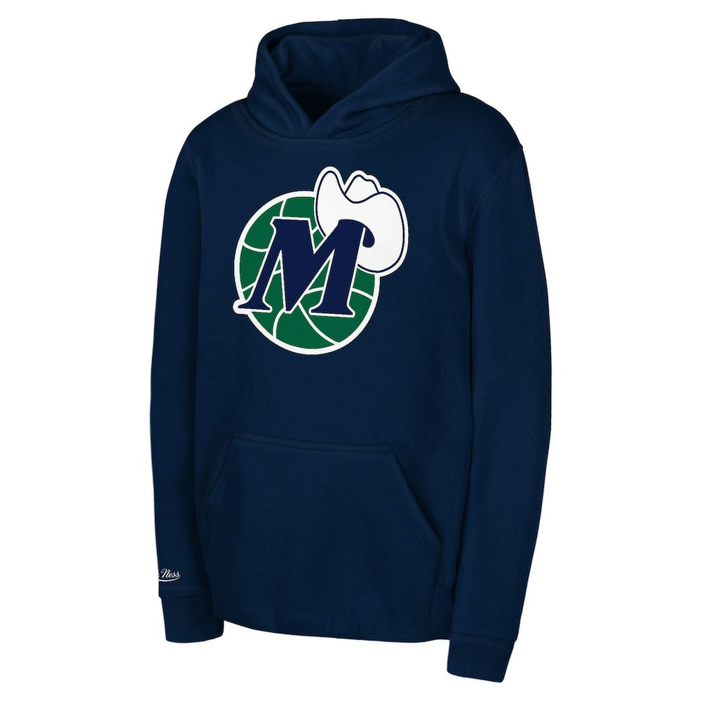 Dallas Mavericks Preschool Retro Logo Pullover Hoodie Navy