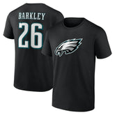 Saquon Barkley Philadelphia Eagles Icon Name & Number Black