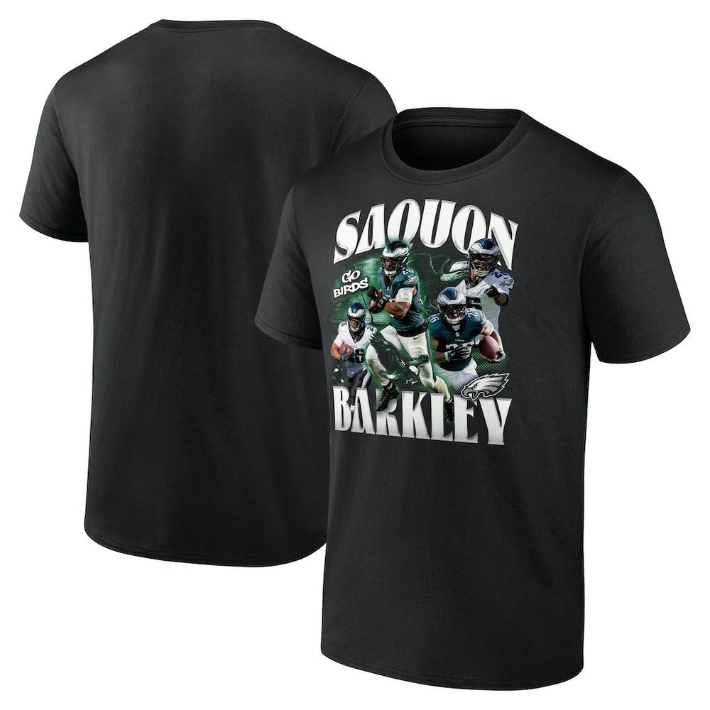 Saquon Barkley Philadelphia Eagles Notorious T-Shirt Black