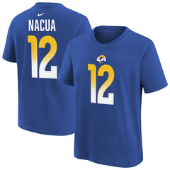 Puka Nacua Los Angeles Rams Youth Player Name & Number T-Shirt Royal