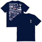 Tottenham Hotspur Vive La Fete Women's Impressions Artwork T-Shirt Navy shop