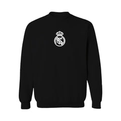 Real Madrid Vive La Fete Women's Color Badge Pullover Sweatshirt Black