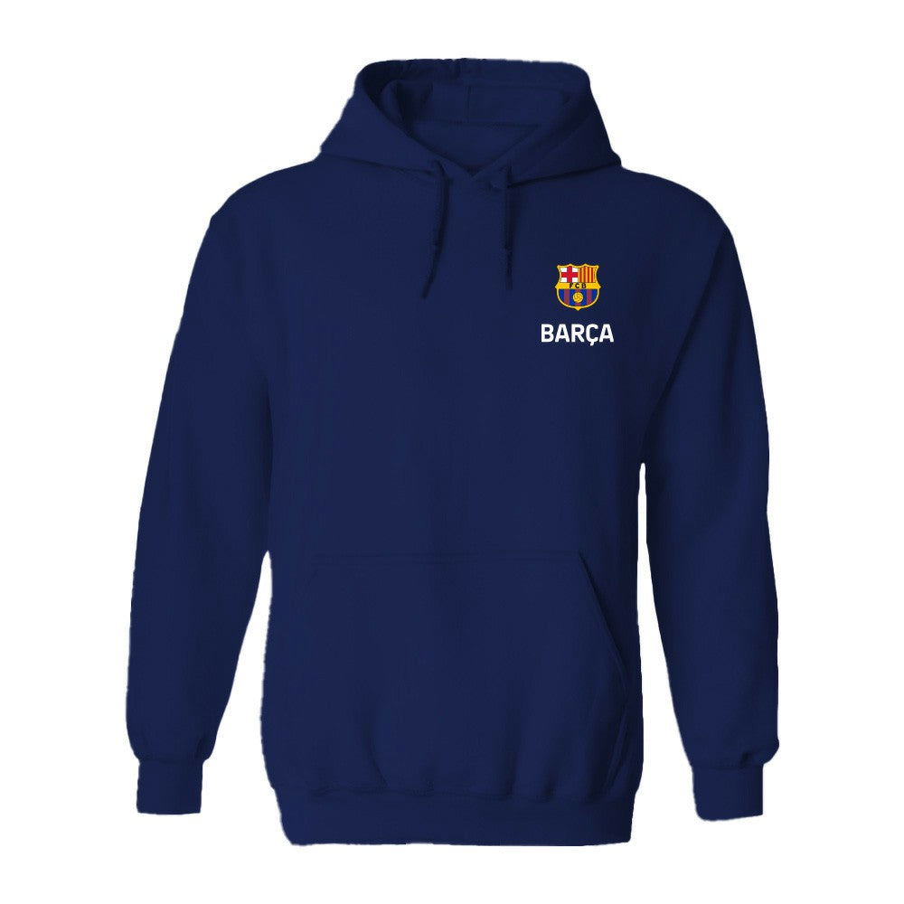 Barcelona Vive La Fete Women's Color Badge Pullover Hoodie Navy