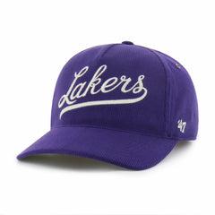 Los Angeles Lakers '47 Golden Age Relaxed Corduroy Hitch Adjustable Hat Purple