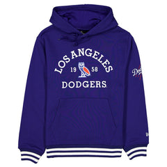 Los Angeles Dodgers OVO x New Era Heavyweight Fleece Hoodie - Royal Hoodies