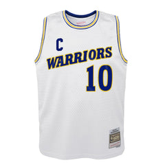 NBA Tim Hardaway Golden State Warriors Youth 1990-91 Hardwood Classics Swingman Throwback Home Jersey sale - White